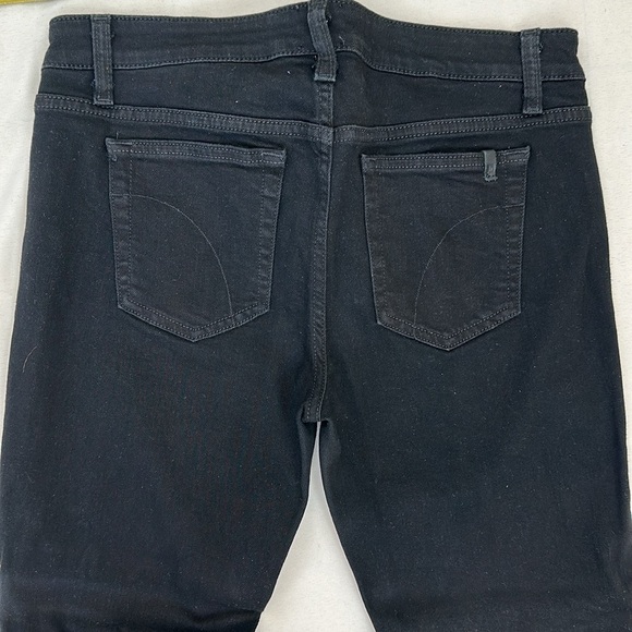 Joe Jeans Black Skinny Leather Knee Patch - Picture 10 of 12